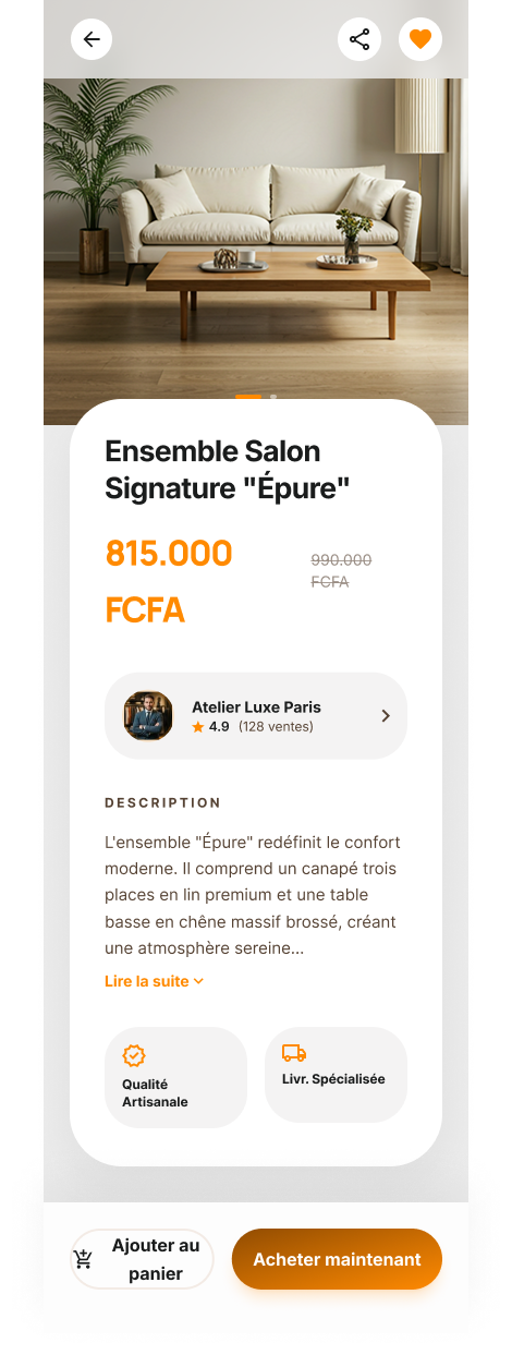 Détail produit Ahido